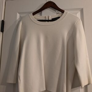Ann Taylor Cream Women's Sweater Blouse
